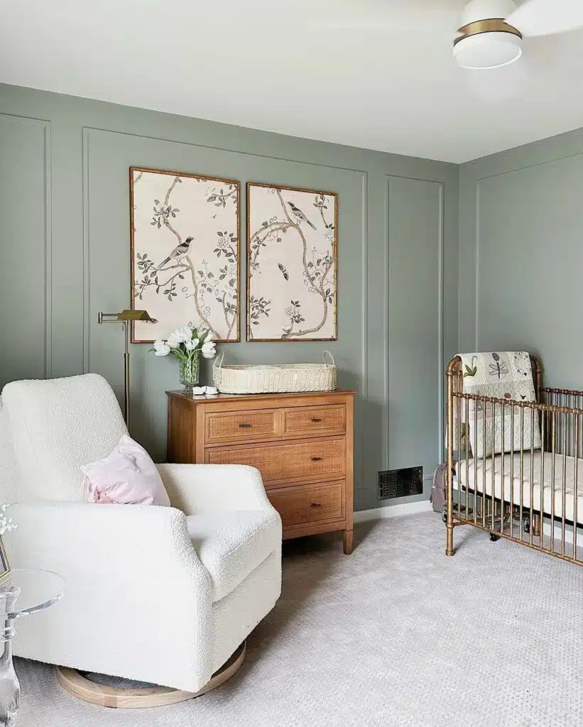 Add Earthy Tones with a Wooden Dresser