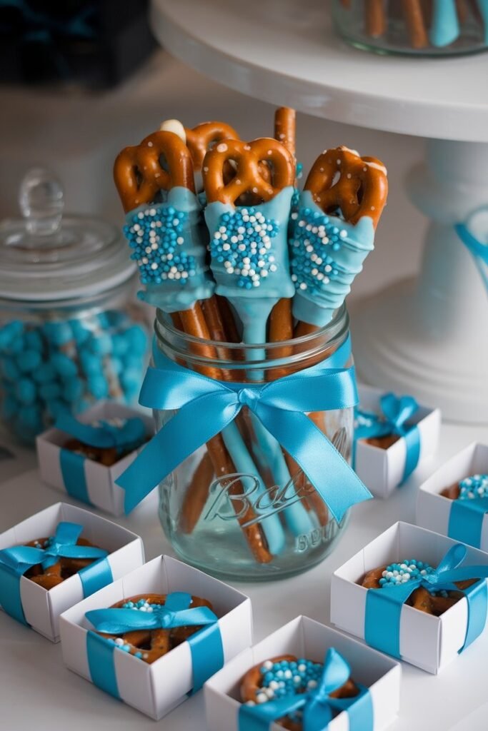 Chocolate-Dipped Pretzels