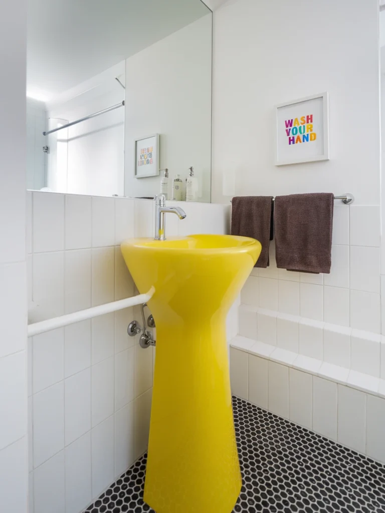 Colorful Pedestal Sinks
