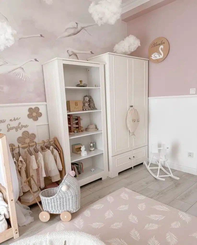 Combine Closed Closets with Open Rails