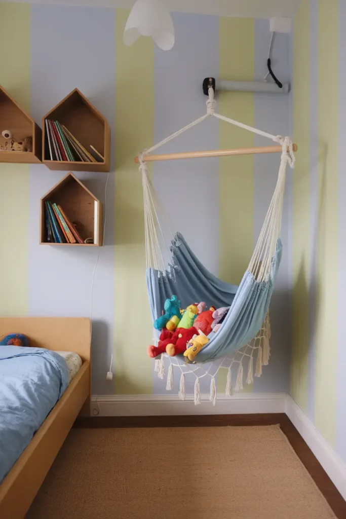 DIY Toy Hammocks for Storage