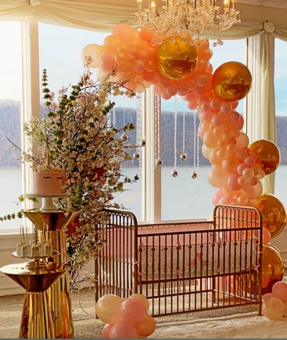 Glam Sip-and-See Party Decorations