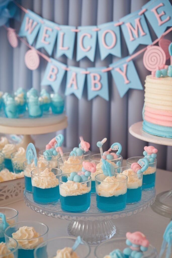 Jello Cups with Whipped Layer