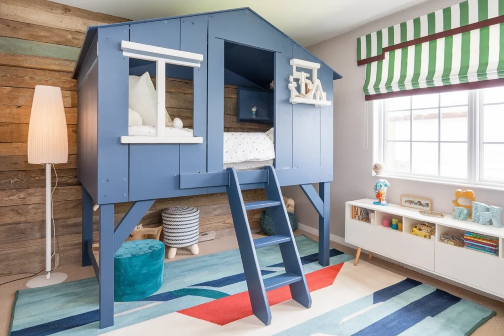 Loft Bed Study Cave