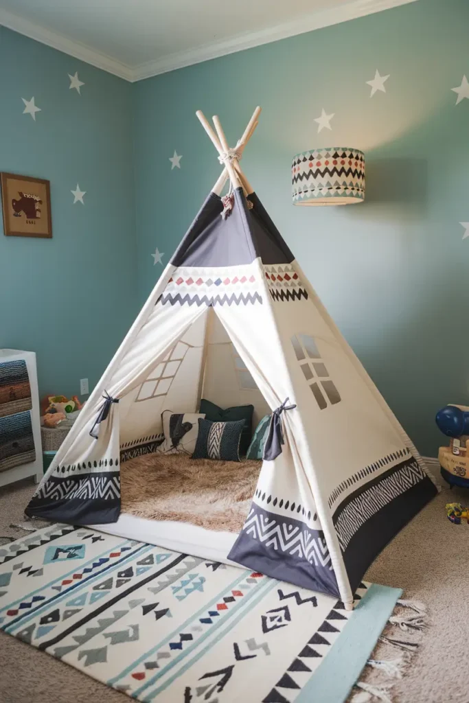 Teepee-Themed Bed