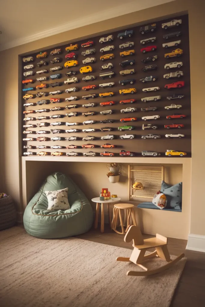 Toy Car Display Wall