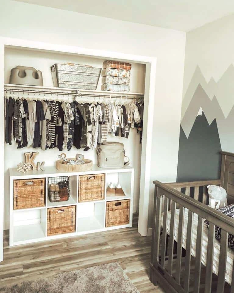 Use the Bottom Half of the Closet Wisely