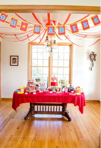 Carnival-Themed Summer Baby Shower