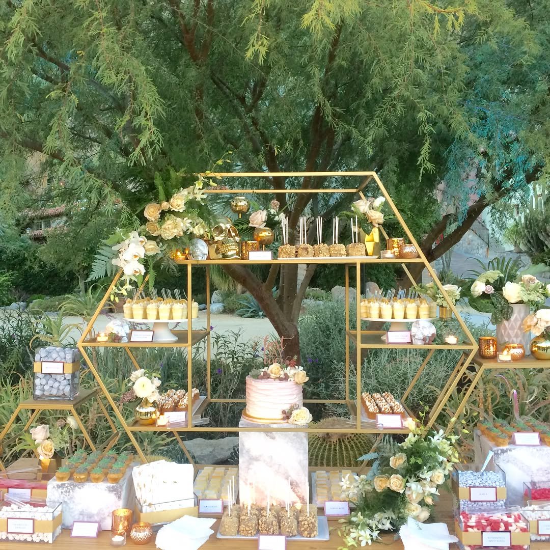 Sip-and-See Sweets Display
