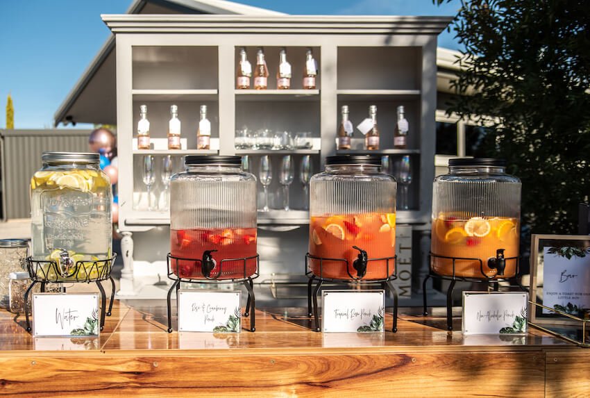 Play Up the Booze at Your Sip-and-See