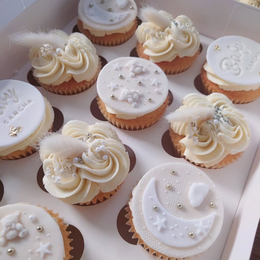  Cloud and Moon Cupcakes