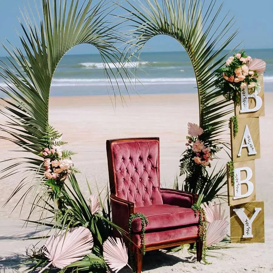 A Bohemian Beach Throne