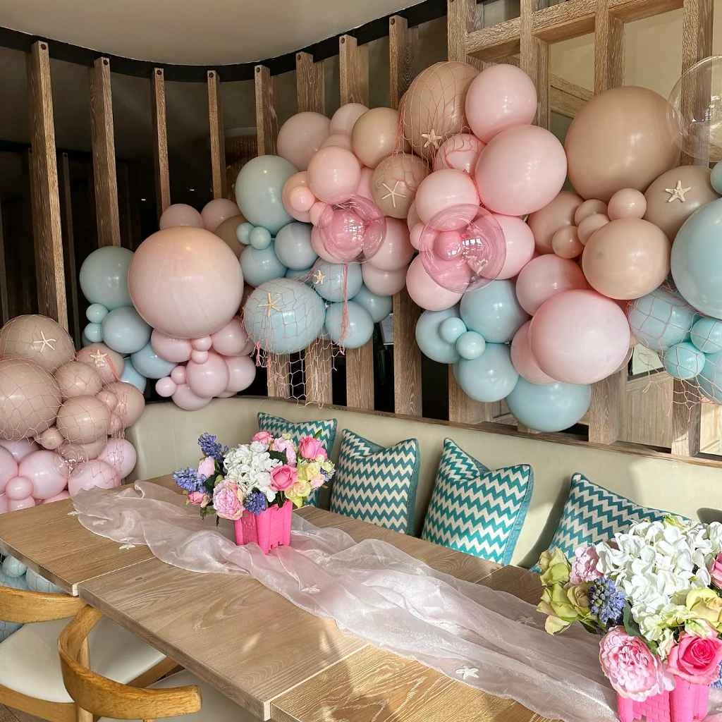 A Chic Balloon Backdrop