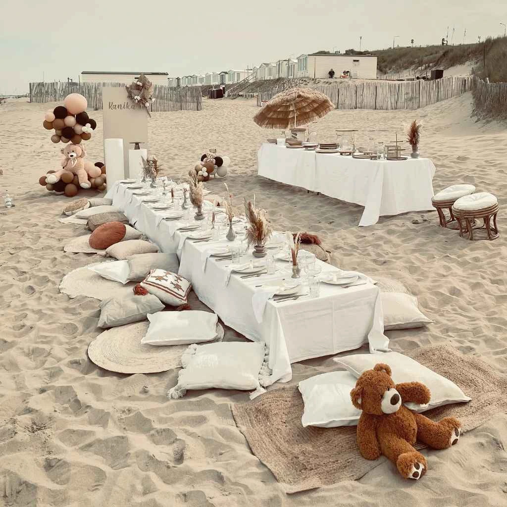 A Cozy Celebration on the Sand