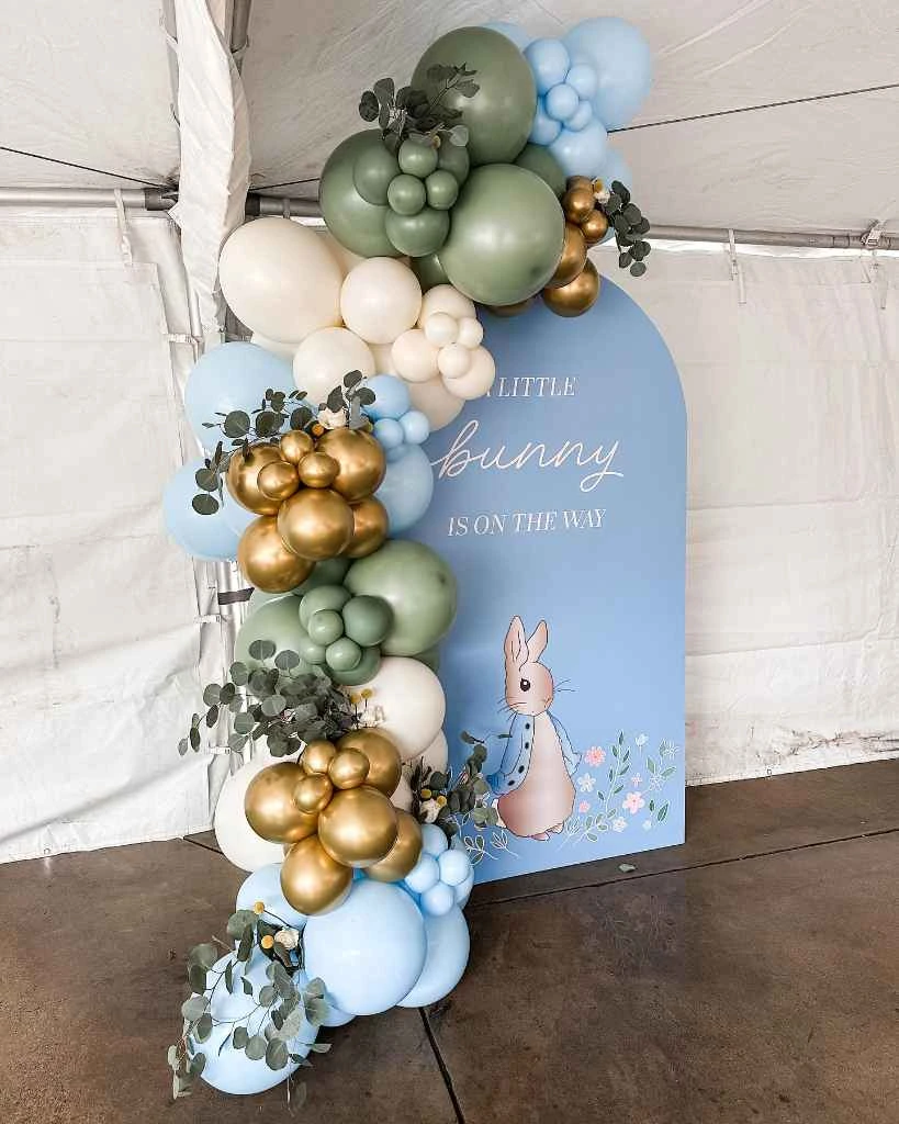 A Whimsical Balloon Garland Welcome