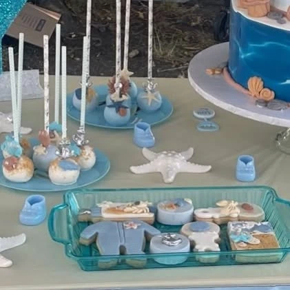 Beachy Baby Shower Treats