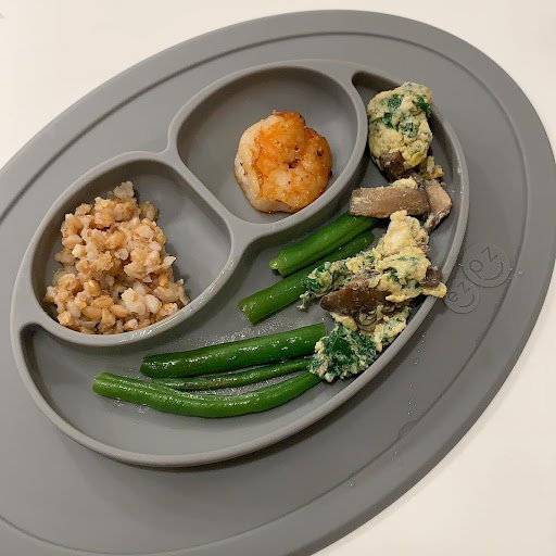 Deconstructed Shrimp and Veggie Plate
