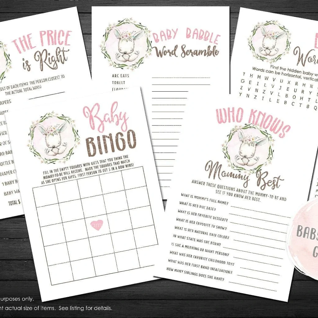Engaging Bunny-Themed Baby Shower Games