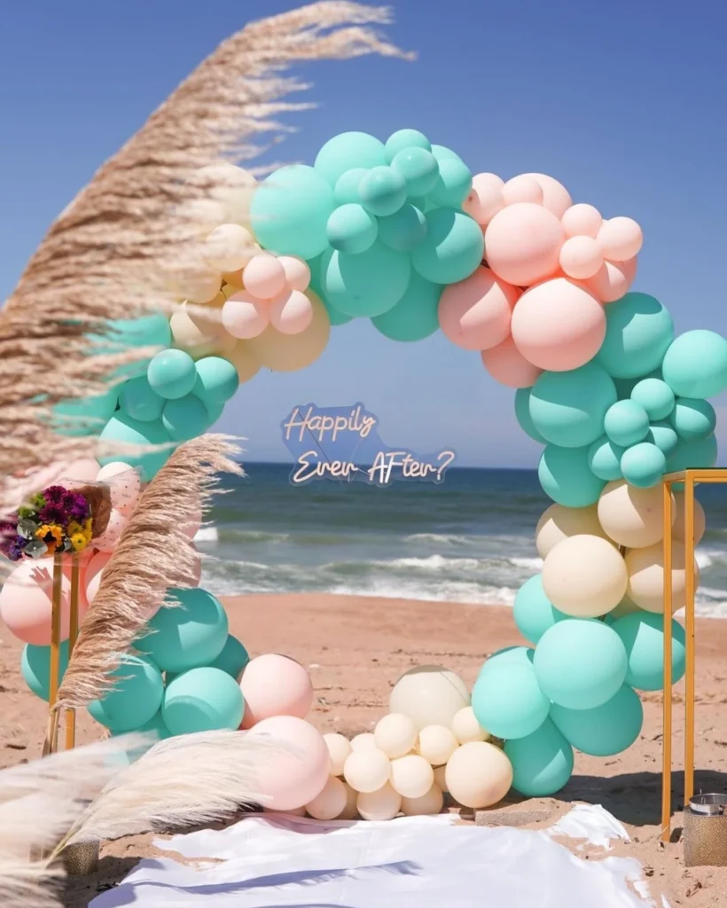 Make a Splash with a Vibrant Balloon Arch