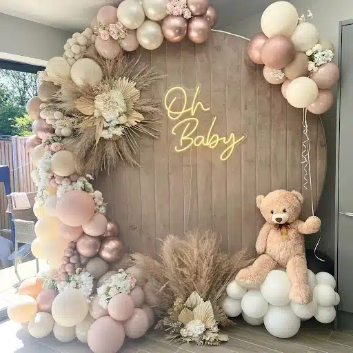 Oh Baby, A Touch of Elegance Back Drop