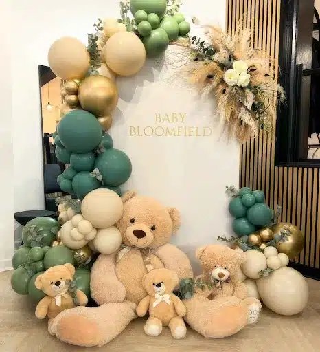 Oh Boy, Teddy Bears and Blooms! Back Drop