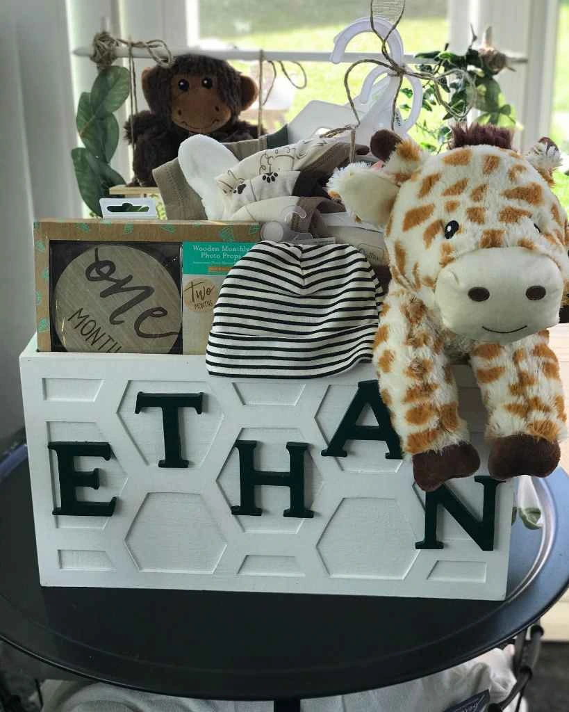 Personalized 'Welcome Baby' Gift Box