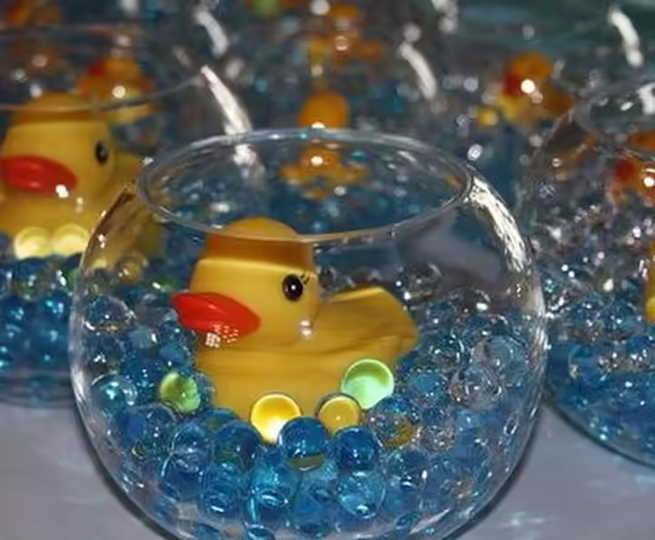 Rubber Duck Bathtub Display: Playful Nostalgia