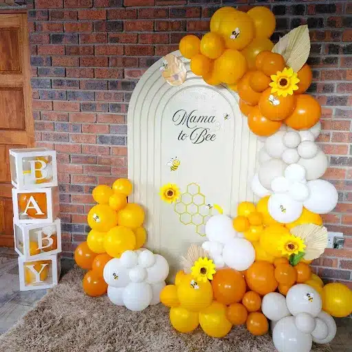 .Sweet as Can Bee: A Honeycomb of Joy Back  Drop