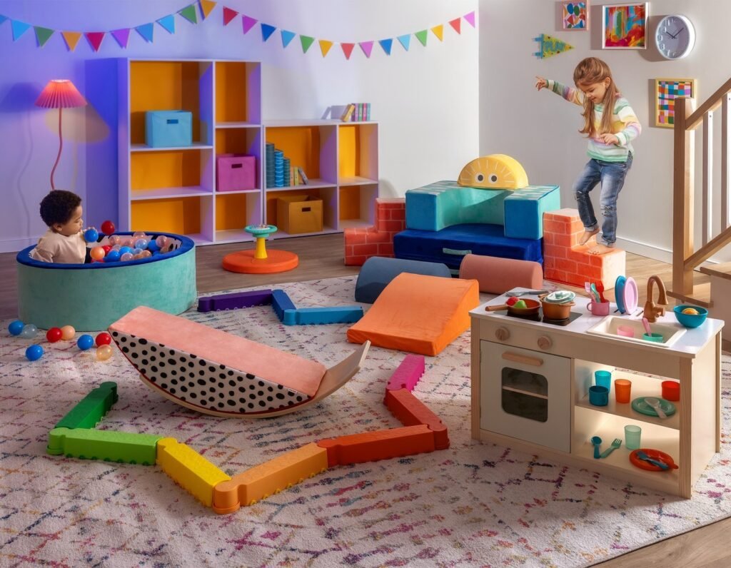 A Dynamic Playroom Designed for Movement and Fun