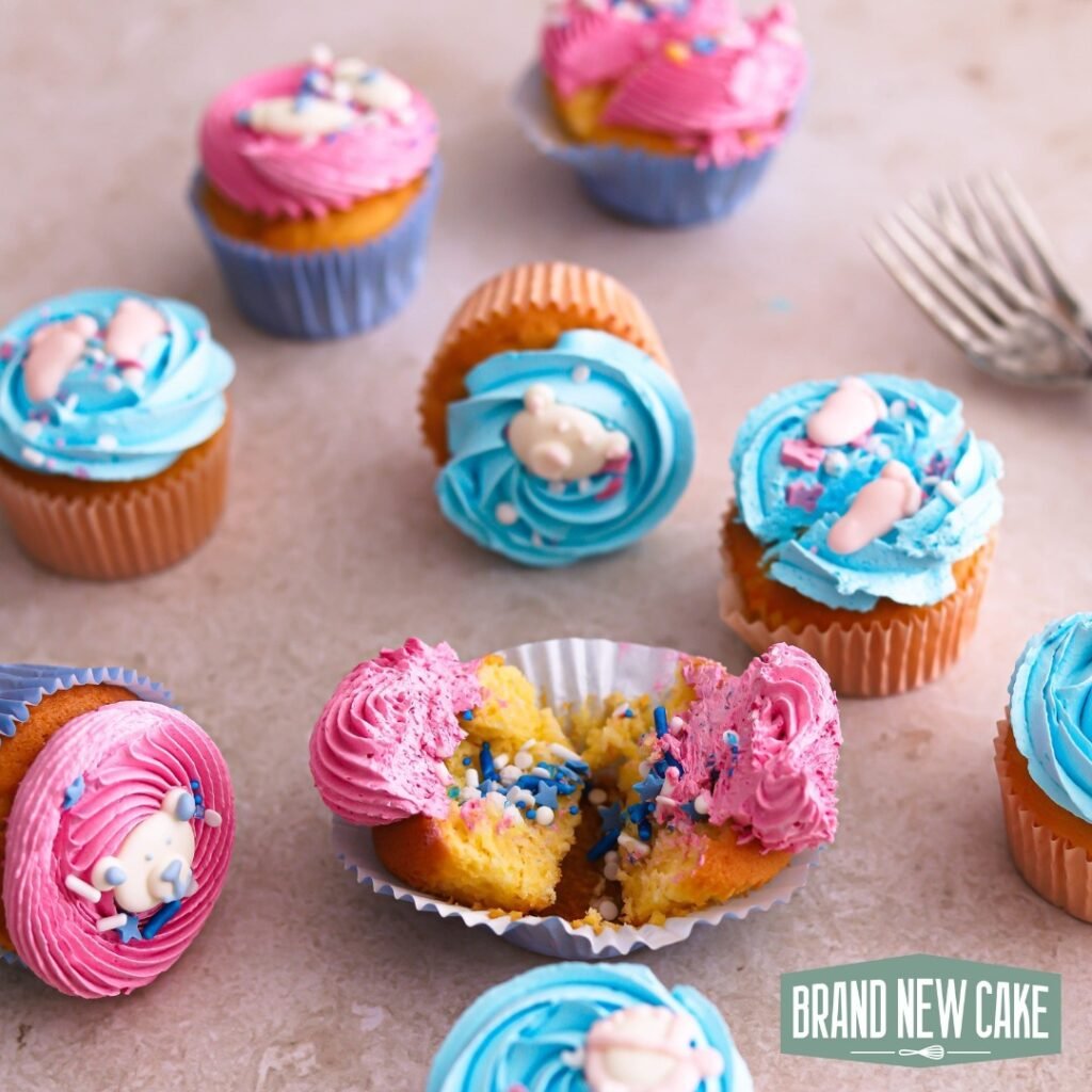 Gender Reveal Cupcakes