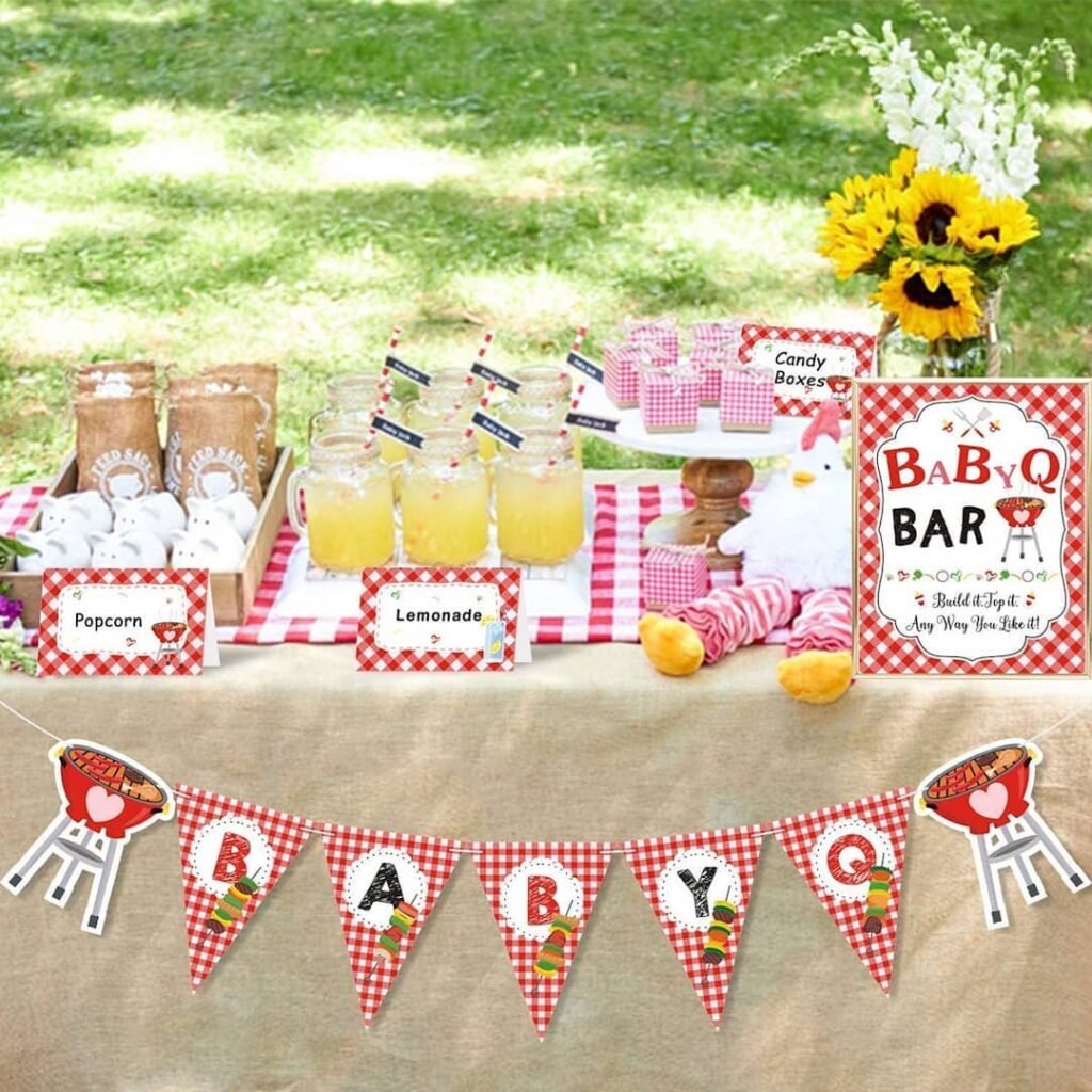 Backyard BBQ Bliss: An Outdoor Baby Shower Celebration
