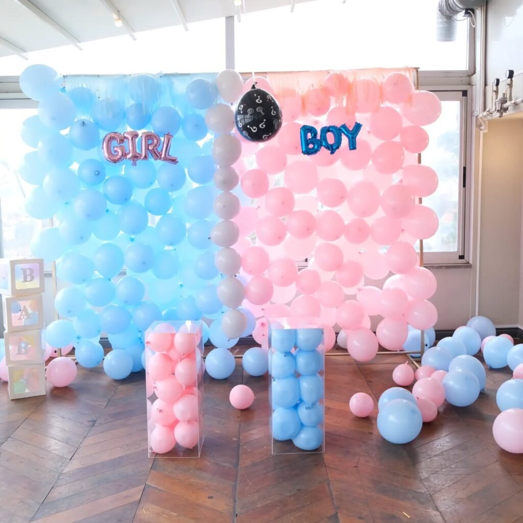 Pink or Blue? A Gender Reveal Splash!