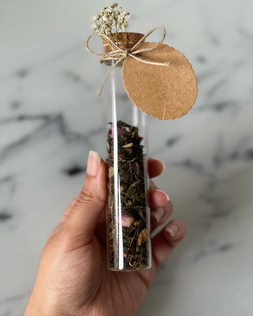 Tea Tube Favors