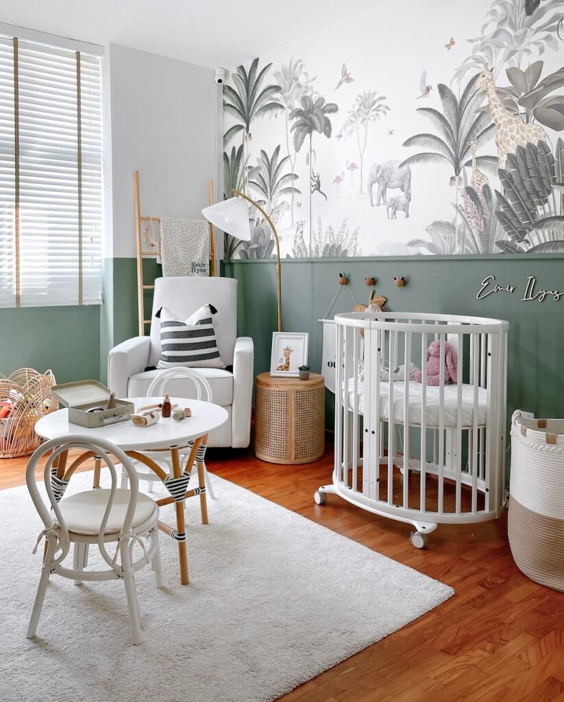 A Stylish Safari-Themed Nursery