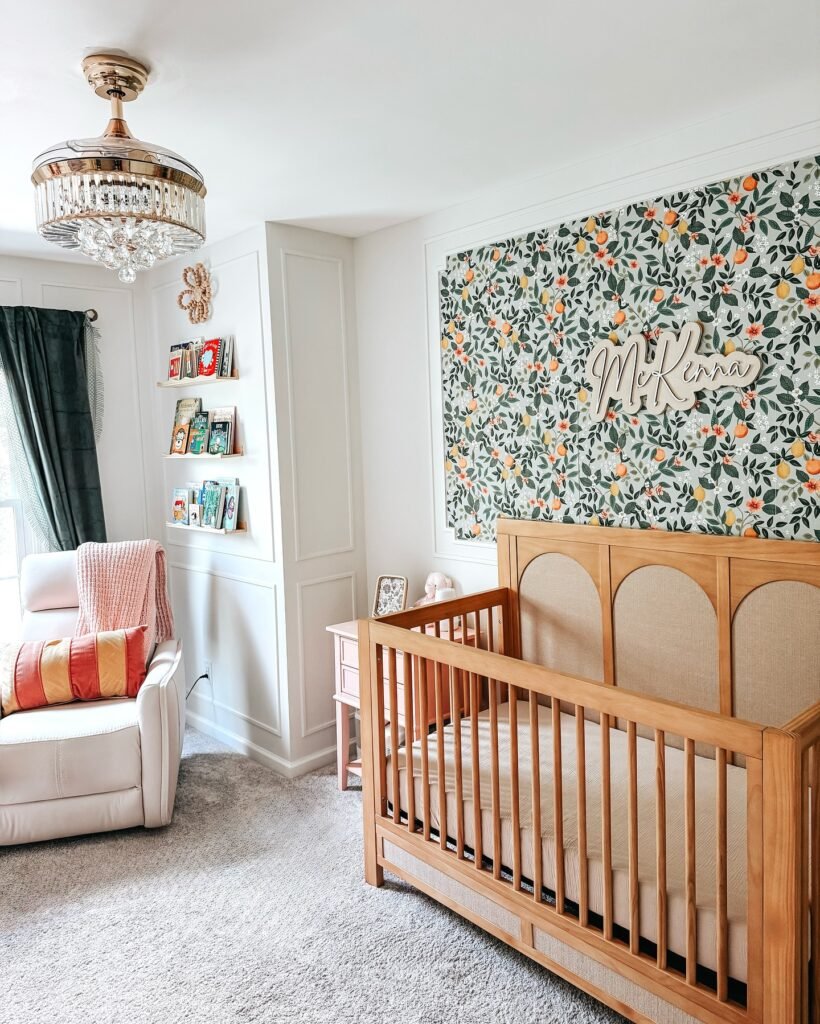 A Nursery Awash in Vibrant Floral Delight