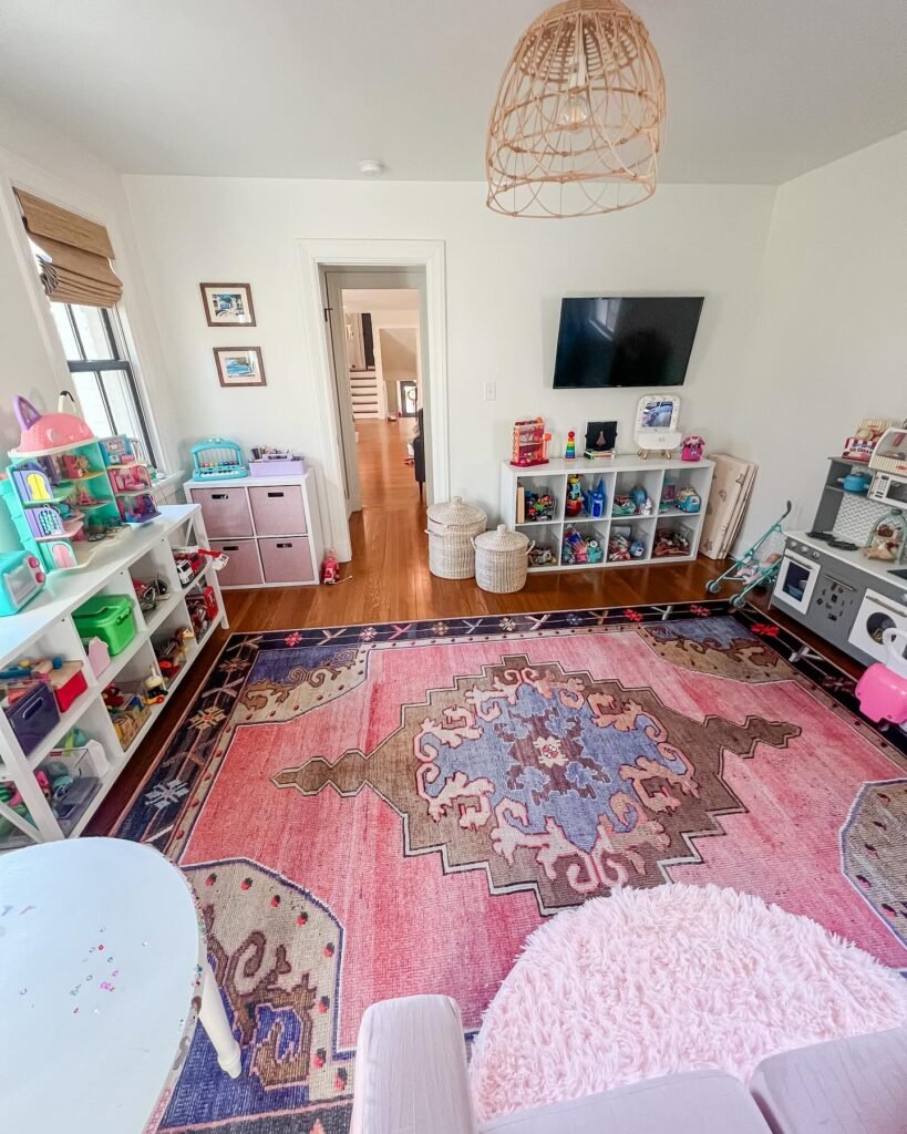 A Colorful and Engaging Playroom for Active Toddlers