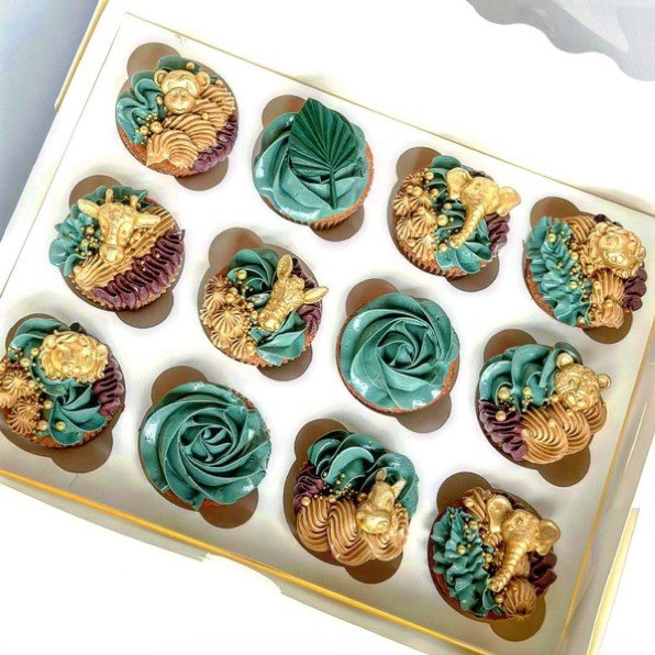Jungle Safari Cupcakes