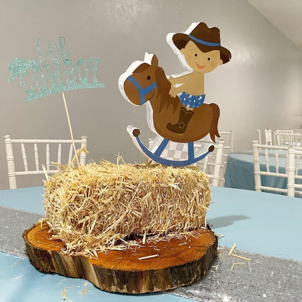 Giddy Up for a Charming Cow Boy Centerpiece!
