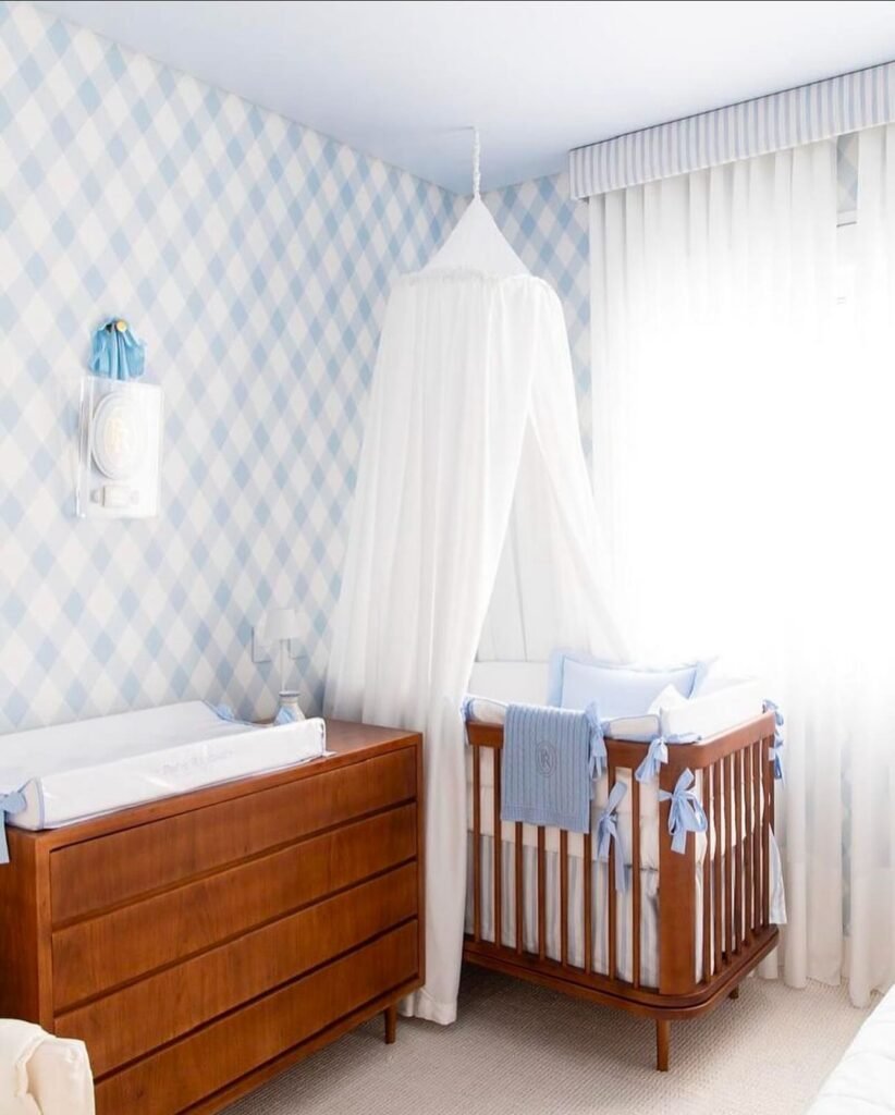 A Classic Blue and White Nursery Retreat