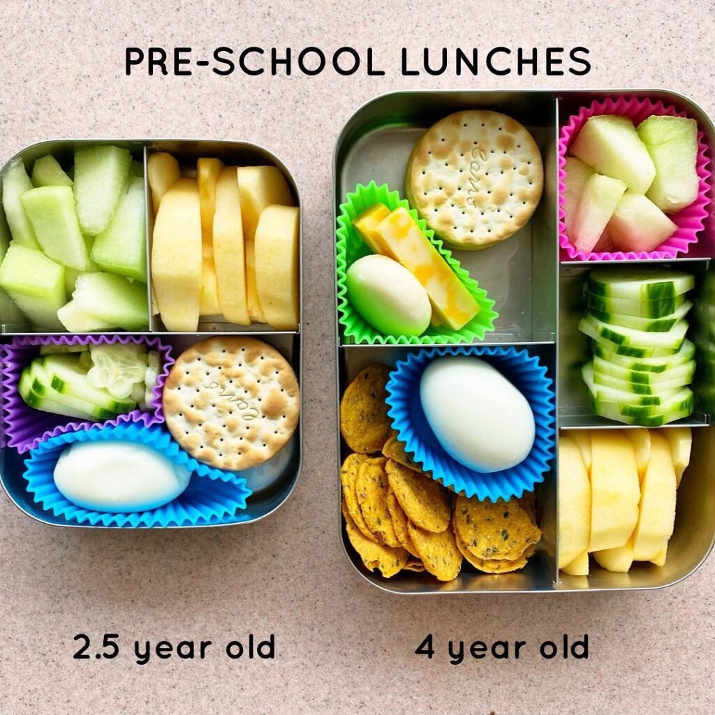 Preschool Lunchbox Variations