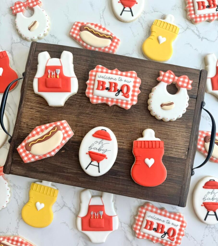 Sweet Treats: BBQ Baby Shower Cookies