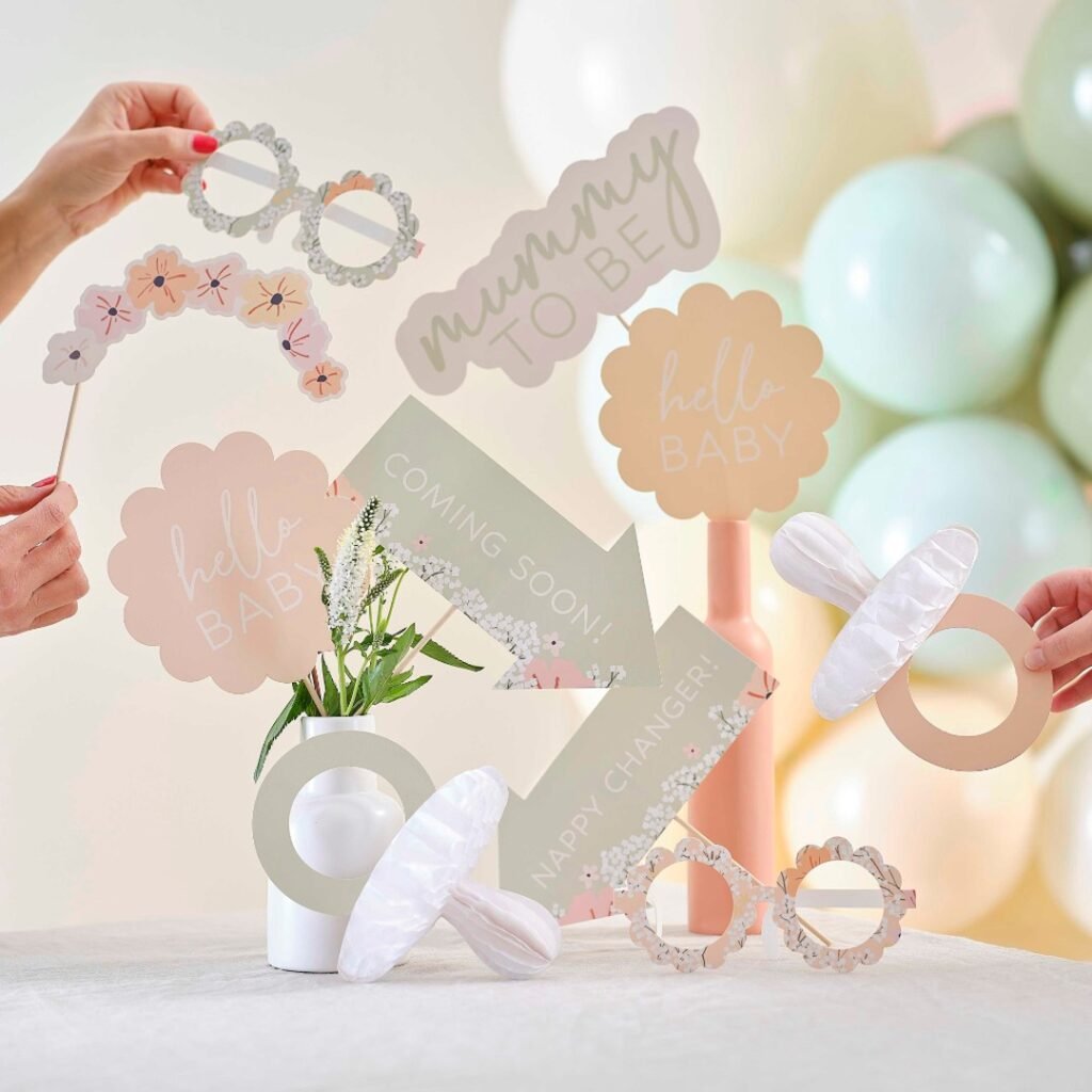 Floral Photo Booth Fun