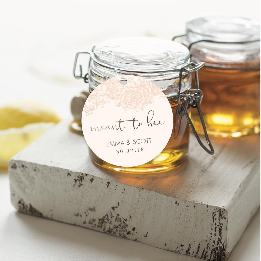 .Honey Jar Favors for a Special Delivery