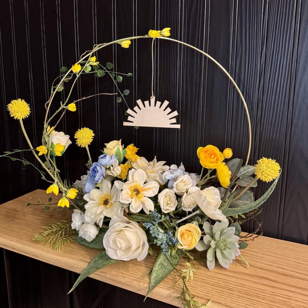 A Radiant Floral Halo