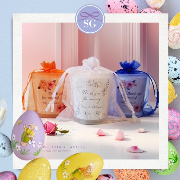 Sweet Scents for a Sweet Arrival: Natural Soy Wax Candle Favors