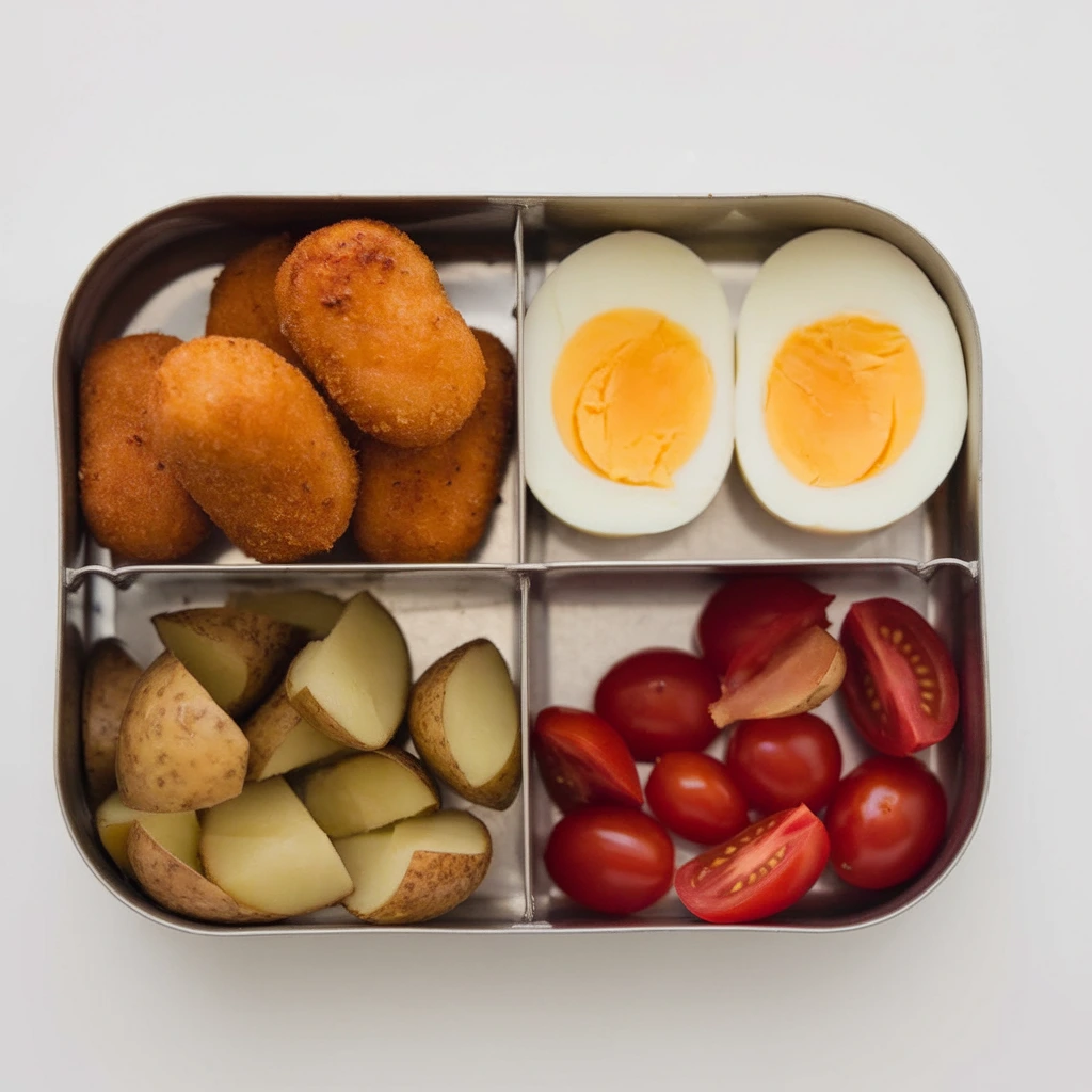 Sweet Potato Tots with Fresh Sides