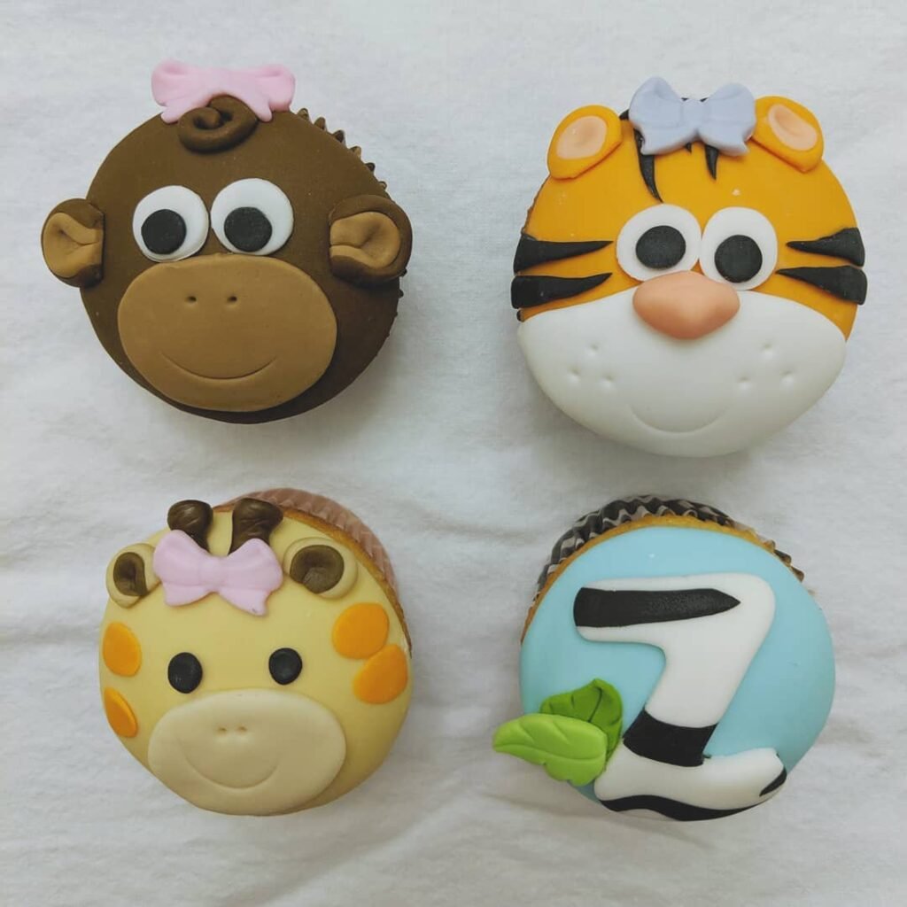 Animal Face Cupcakes