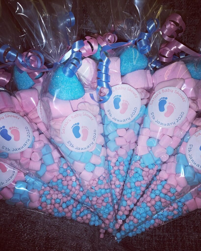 Gender Reveal Treat Cones