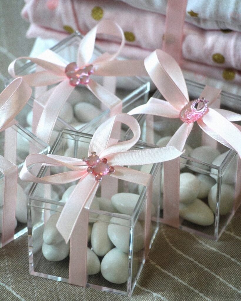Elegant Acetate Boxes for Mini Favors