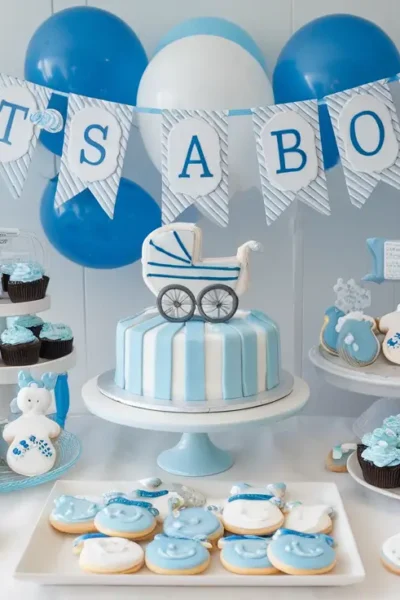 Baby Shower Treats for a Boy